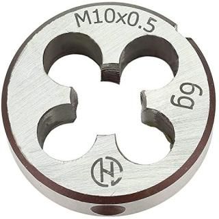 KMIAN TOOLS 10mm X 0.5 Metric Right Hand Round Die Machine Thread Die M10 X 0.5m