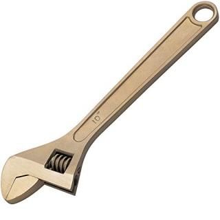 CS Unitec Adjustable End Wrench Non-Sparking Non-Magnetic Corrosion Resistant Al