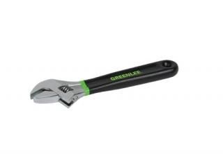 Greenlee 0154-08D Adjustable Wrench with Dipped Handle 8 Inches