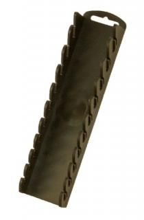 Protoco 5111 Stubby Wrench Rack Black Magnetic 10-Piece