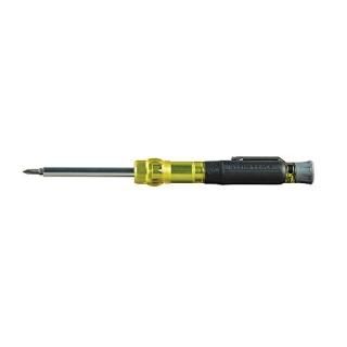Klein Tools 32613 Multi-Bit Screwdriver Precision HVAC 3-in-1 Pocket Screwdriver