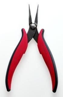 Hakko CHP PN-2002-M Long Needle-Nose Pliers Pointed Nose Rounded Outside Edge Sm