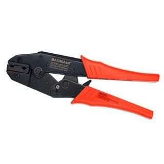 Baomain Ratchet Crimper Plier HS-07FL Flag Female Quick Disconnects Crimping Too