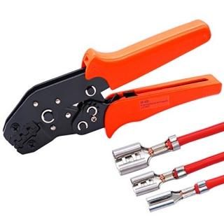 Twidec/Wire Crimping Pliers 2.8/4.8/6.3 mm Spade 26-16AMG Crimping Tools Manual 