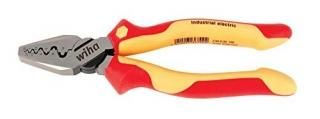 Wiha 32945 7-Inch Insulated Industrial Crimping Pliers by Wiha