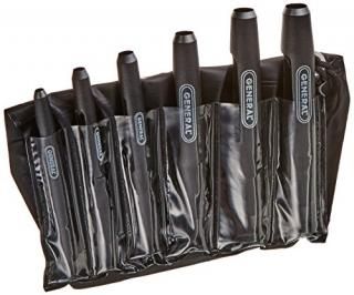General Tools 1280ST Hollow Steel Punches Set of 6 by General Tools