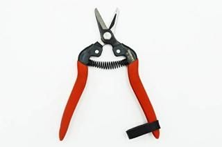 Zenport H301 Harvest Shear Short Straight Carbon Steel Blade  Orange