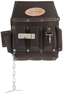 McGuire-Nicholas 526-CC Brown Professional Electrician'S Pouch oil tanned leathe