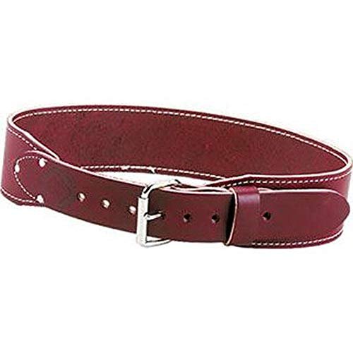 McGuire-Nicholas 2 Roller Buckle Saddle Leather Belt, XL 44-54