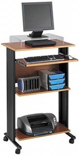 Safco Products Muv 45H Stand-Up Desk Fixed Height Computer Workstation with Keyb