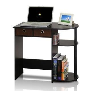 Furinno 11193EX/BK/BR Go Green Home Laptop Notebook Computer Desk/Table Espresso
