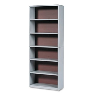 Safco Products ValueMate Economy Bookcase 6-Shelf Gray