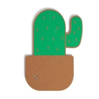 U Brands Potted Cactus Cork Bulletin Board 12 x 17