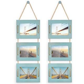DLQuarts Hanging Picture Photo Frames Collage 5x7 Without Mat & 3.5x5 with Mat R