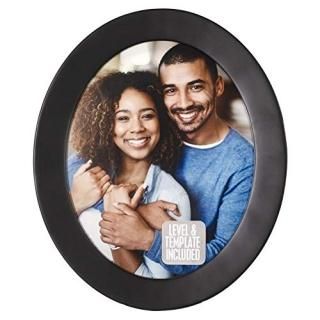 Malden International Designs Classic Oval Black Wood Picture Frame 8x10 New