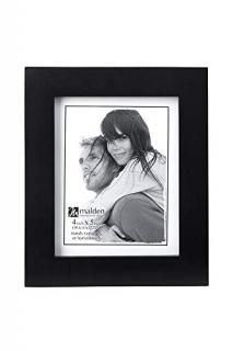 Black 4x5 - Malden International Designs Linear Classic Wood Picture Frame 4x5 B
