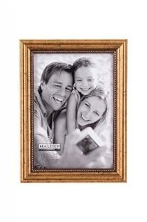 Malden International Designs Classic Wood Picture Frame 5x7 Gold by Malden Inter