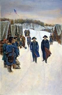 亮ȥХ졼ե NGeneral George Washington And Baron Von Steuben Valley Forge 1778ǯ