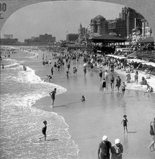 Atlantic City 1920ǯ NSummer Crowds At The Seaside Resort Of Atlantic City New J