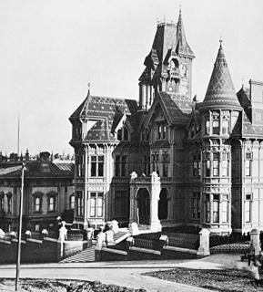 Nob Hill Mansion 1870ǯ Na View Of Nob Hill Mansion ե󥷥ե˥ Ŵƻ Magnate
