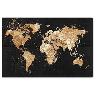 The Oliver Gal Artist Co'Mapamundi on the Rocks Night 'Х 30x20 15482