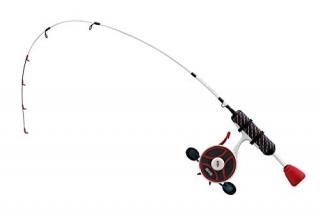 13 FISHING - Freefall Ghost Maverick Inline Ice Combo - 27 UL Ultra Light - FF G