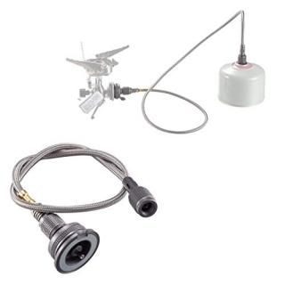 CAMPINGMOON Camping Butane Gas Stove Adapter with Extend Hose19.69/50cm Input EN