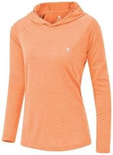 TBMPOY Womens UPF 50+ Sun Protection Hoodie Shirt Long Sleeve Fishing Hiking Out