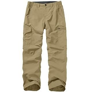 linlon Hiking Pants for Men Quick Dry Fishing Camping Travel UPF 50+ Cargo Pants