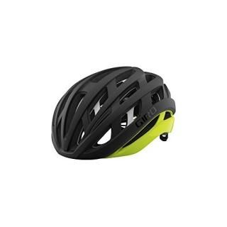 Giro Helios Spherical Adult Road Bike Helmet - Matte Black Fade/Highlight Yellow