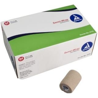 Dynarex YDS Sensi-Wrap Self Adherent Bandage 3 Inch x 5 Inch 24 Count Pack of 24