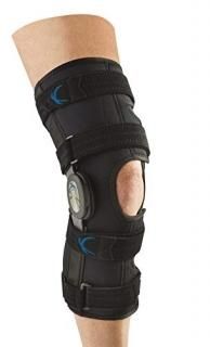 United Ortho 300250-03 Tall Neoprene Wraparound Hinged Knee Support Brace Small