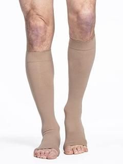 Sigvaris Cotton 233CLSO66 30-40 mmHg Open Toe Socks Crispa - Large Short by Sigv