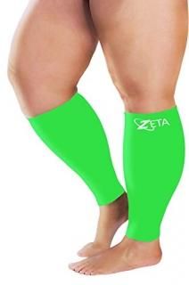 Zeta Sleeve L/XL Wide Plus Size Calf Compression Soothing Comfy Gradient Support