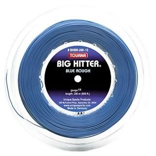 Tourna Big Hitter Blue Rough Maximum Spin Polyester Tennis String BHBR-200-18
