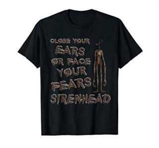 Sirenhead Siren Head Creepy Horror Character Are you afraid T-Shirt