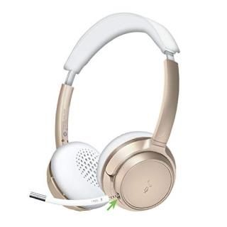 Avantree AH6B Bluetooth 5.0 Headset with Mic 22+Hr Talk Time Soft Padding Lightw