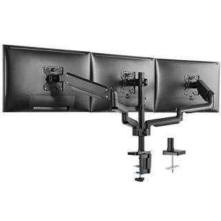WALI Premium Triple LCD Monitor Desk Mount Fully Adjustable Gas Spring Stand for