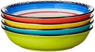 Certified International Tequila Sunrise Soup/Pasta Bowl 9.25-Inch Assorted Desig