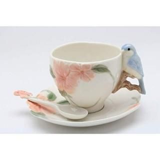 ⥹20905?3??1?/ 8? High֥롼Сwith Apple BlossomߥåCup and Saucer Set ޥ顼