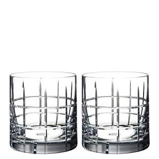 Orrefors Street Double Old Fashioned Glass Pair by Orrefors
