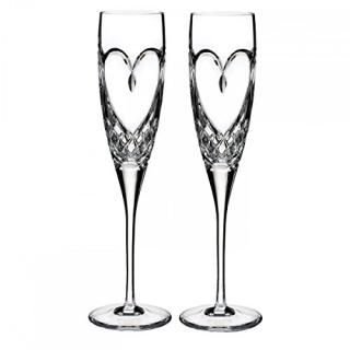 Waterford Love True Love Flute Pair by Waterford