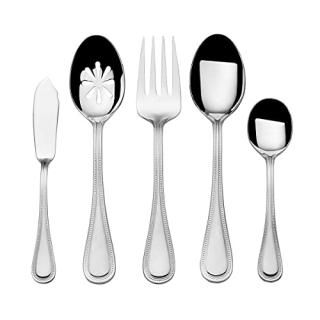 Towle 5192137 45 Piece Beaded Antique 18/10 Flatware Set Service for 8 Stainless