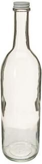 750 ml Clear Screw Cap Wine Bottles With 28 mm Metal Screw Caps by Home Brew Ohi