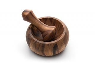 Ironwood Gourmet Acacia Wood 3.25-inch by 6-inch Mortar & Pestle by Ironwood Gou