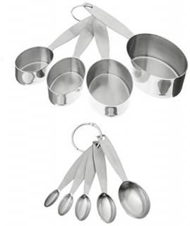 Cuisipro Stainless Steel Measuring Cup and Spoon Set by Cuisipro