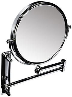 Danielle Creations Adjustable Wall Mounted Chrome Mirror x 10 Magnified 20cm