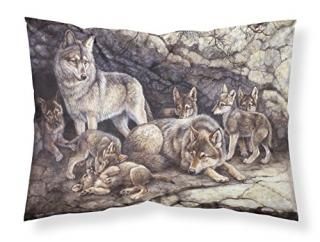 Caroline 's Treasures bdba0157pillowcase Wolf Wolves by The Denե֥åСɸࡢޥ