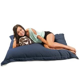 Majestic Home Goods Wales Floor Pillow Navy by Majestic Home Goods