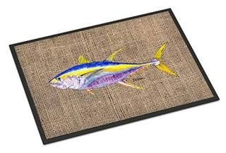 Caroline's Treasures 8771MAT Fish - Tuna Indoor or Outdoor Mat 18x27 Doormat 18H
